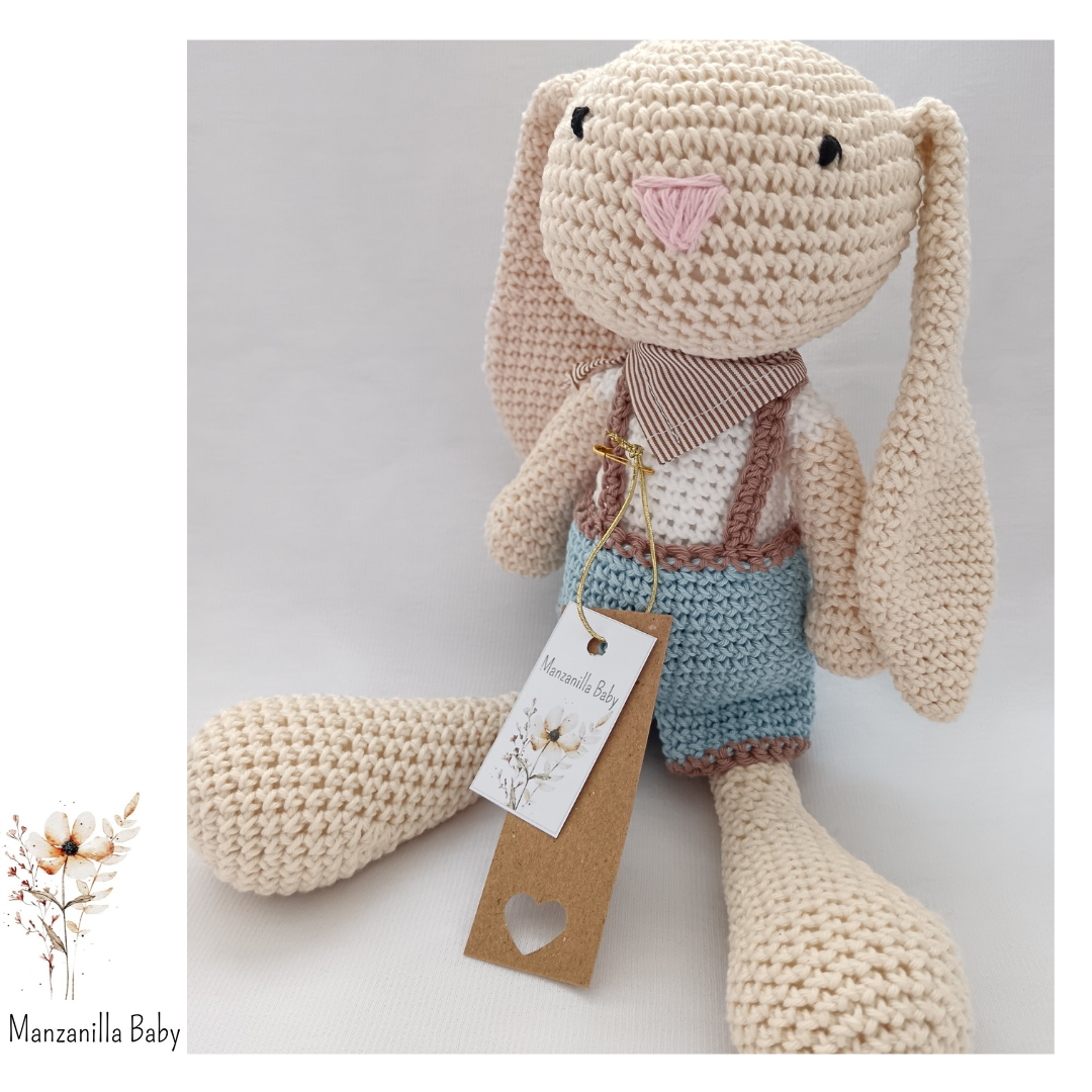 Amigurumi Conejo Celeste