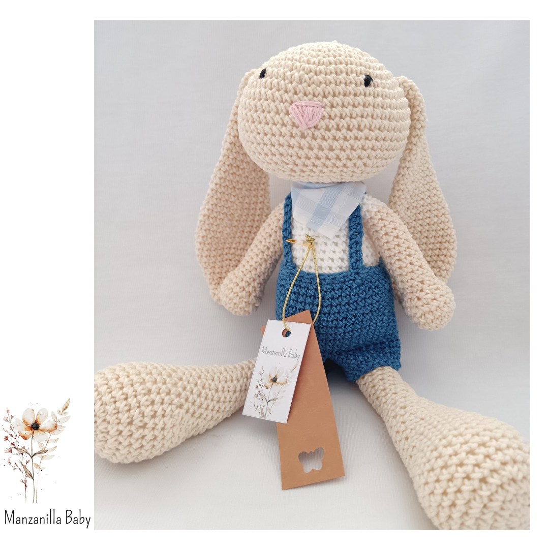 Amigurumi Conejo Azul