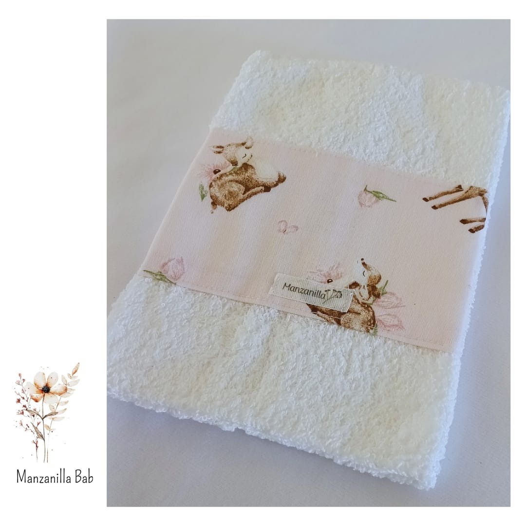Toalla de Mano Bambi Rosa