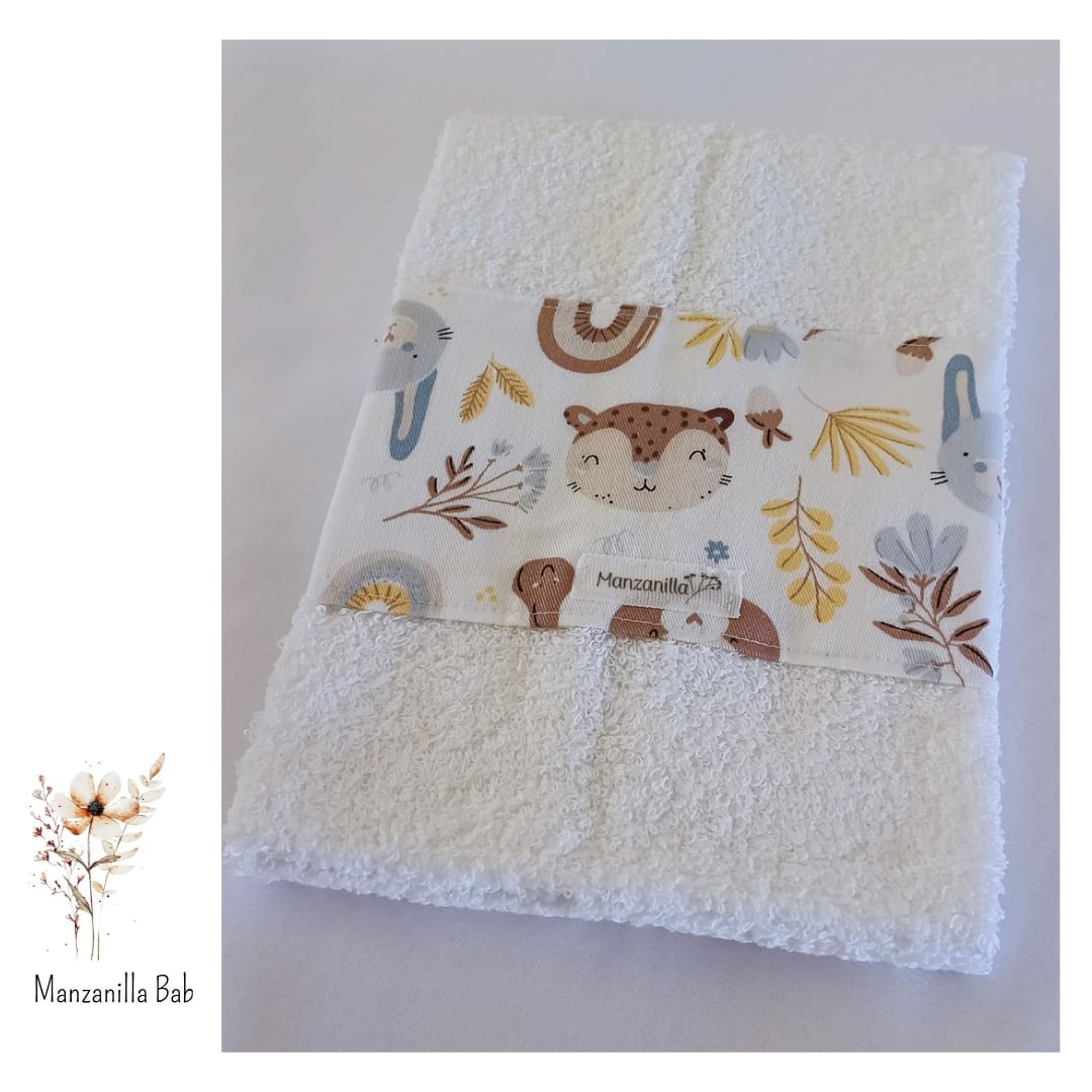 Toalla de Mano Boho Blanca