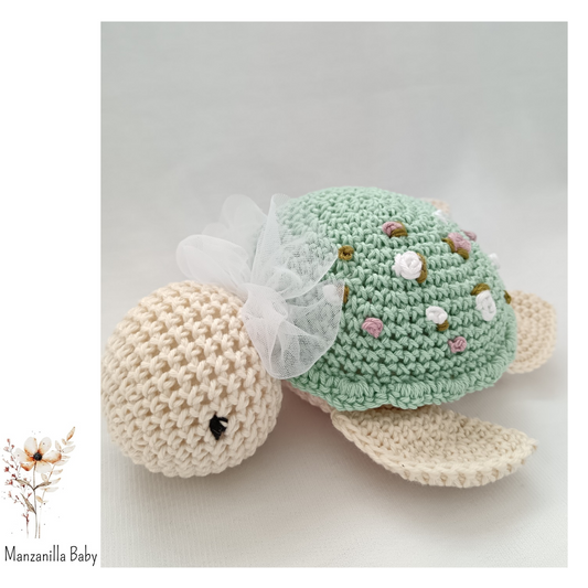 Amigurumi Tortuga Verde Agua