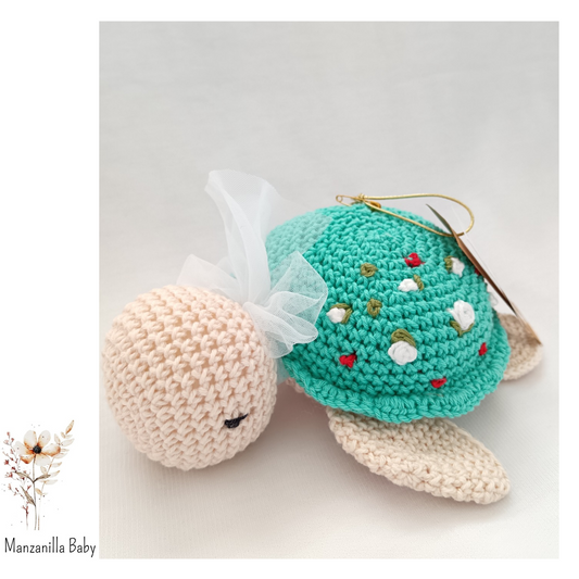 Amigurumi Tortuga Verde Turquesa