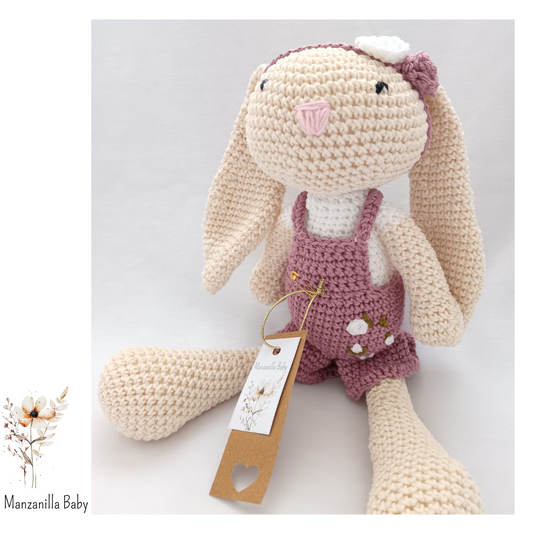 Amigurumi Conejo Rosa Viejo