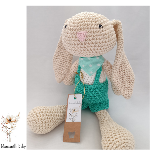 Amigurumi Conejo Verde Turquesa