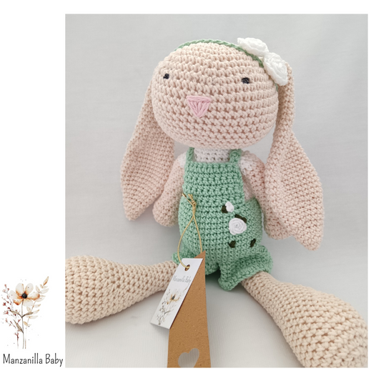 Amigurumi Conejo Verde Agua