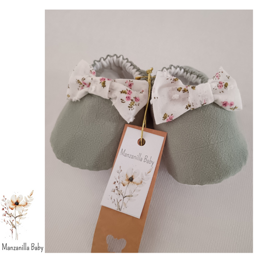 Zapatitos Verde Oliva Moña
