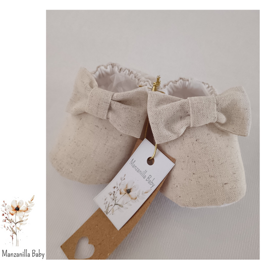 Zapatitos Beige Moña