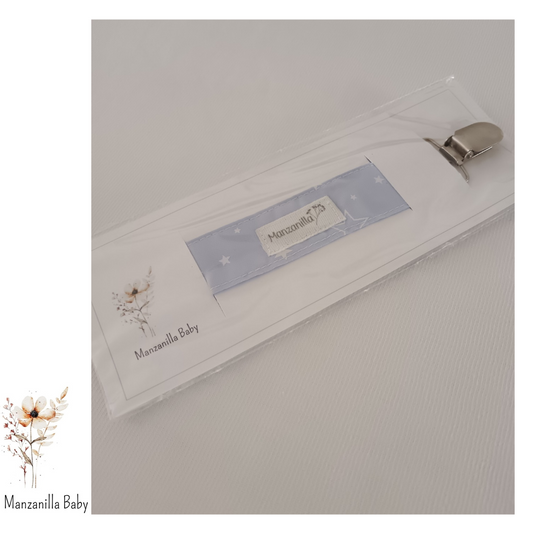 Portachupete Celeste Estrellas