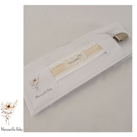 Portachupete Blanco Puntilla