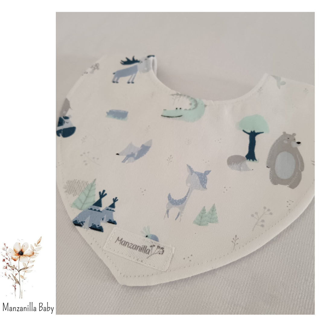 Babero Animales Bosque