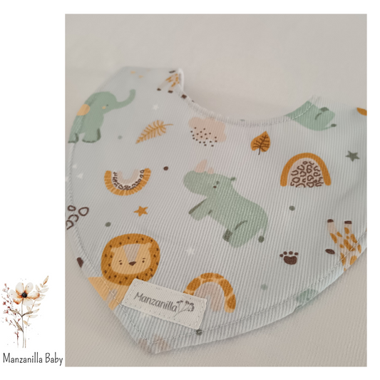 Babero Animales Selva