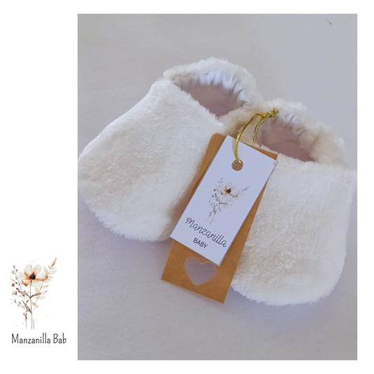 Zapatitos Peluche Crema
